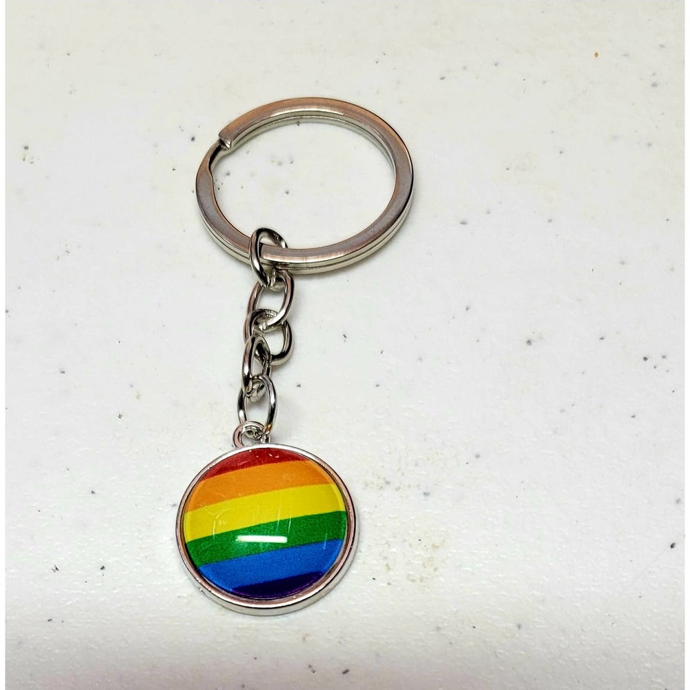 LGBTQ+ Flag Gay Pride Keychain Traditional rainbow
